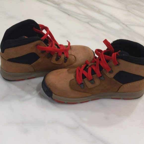 Timberland Earthkeepers Scramble Boots leather tan kids size 3 - Picture 10 of 12